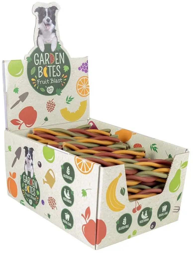 Duvo+ Garden Bites Fruity Dental Twizzlers