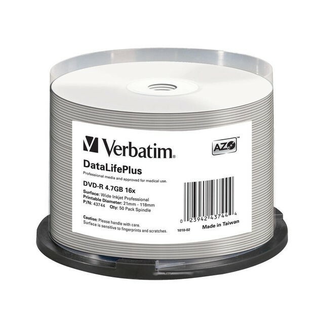 Verbatim DVD-R 16x 4.7GB 50P