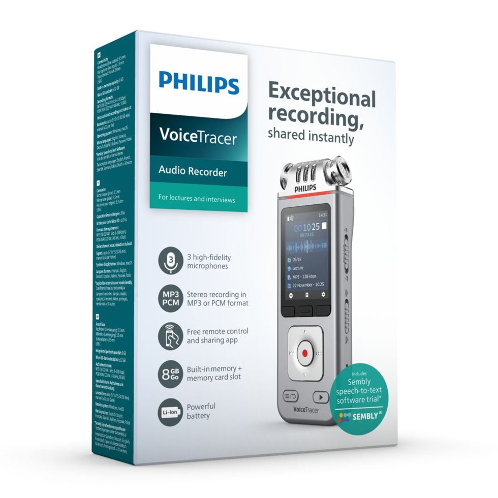 Dyktafon Philips Philips DVT 4115 |