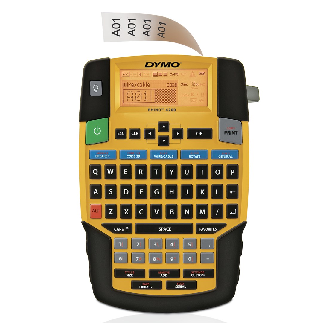 Drua etykiet Dymo RHINO 4200 |