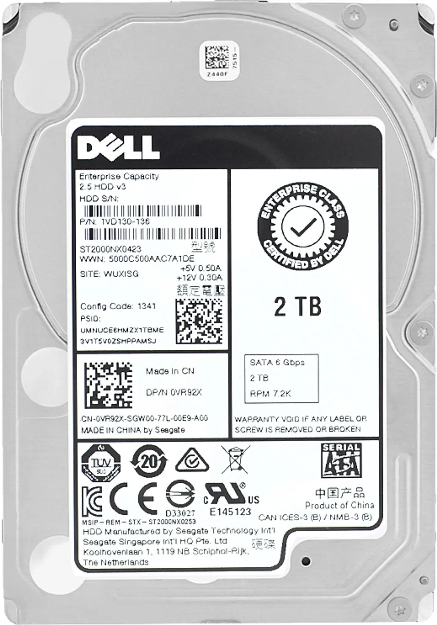 Dysk Dell VR92X dysk twardy 2