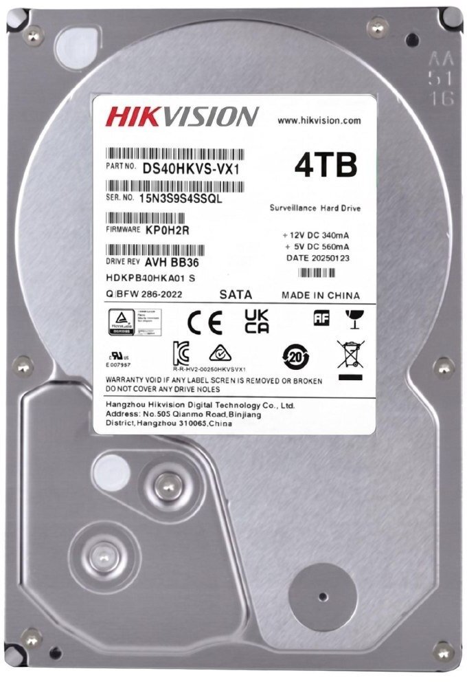 Dysk Hikvision 4TB 3,5" 5400