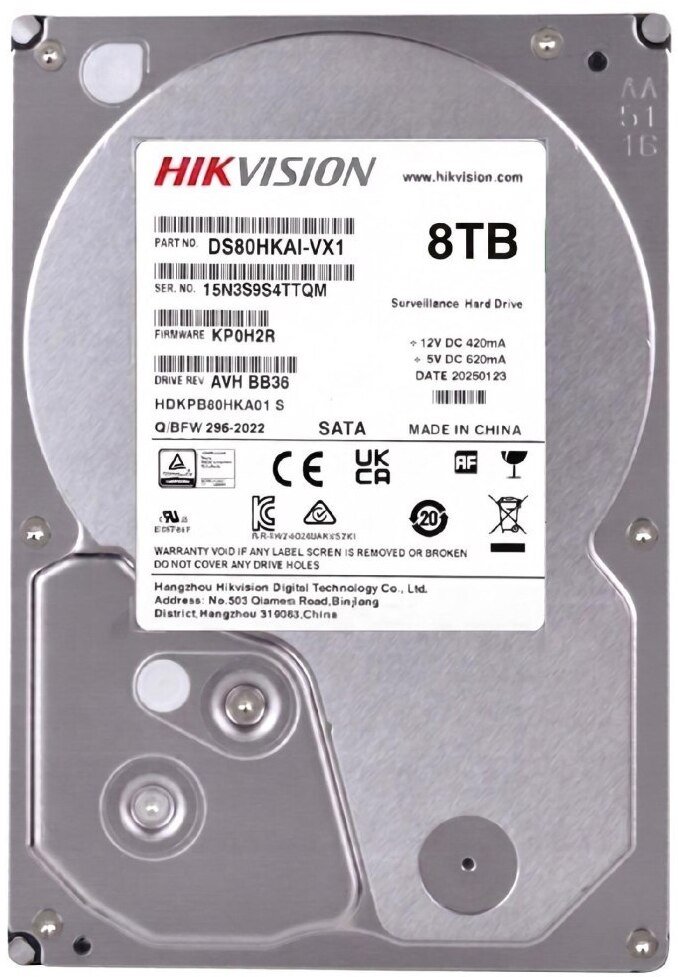 Dysk Hikvision 8TB 3,5" 7200