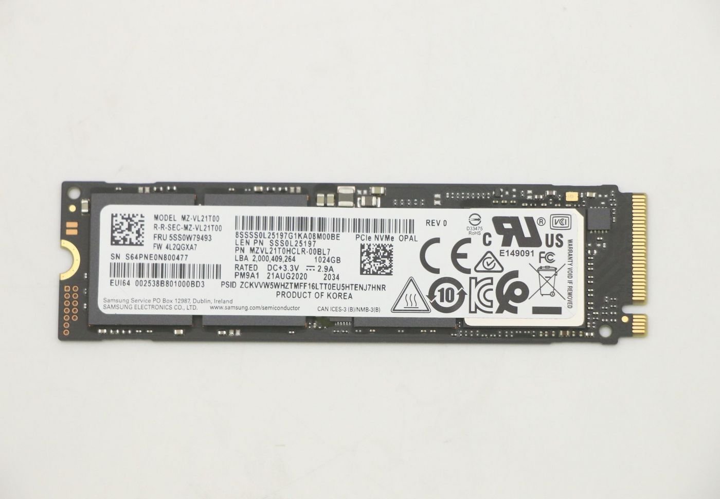 Dysk SSD Lenovo 1TB M.2