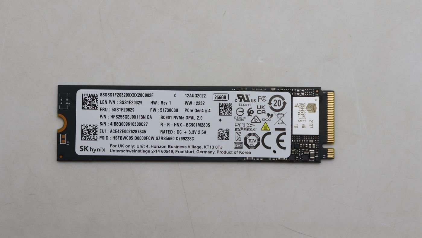 Dysk SSD Lenovo 256GB M.2