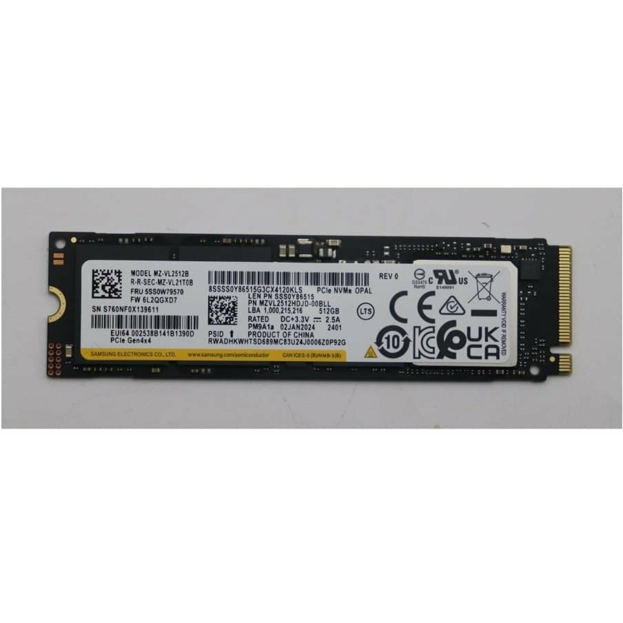 Dysk SSD Lenovo 512GB M.2