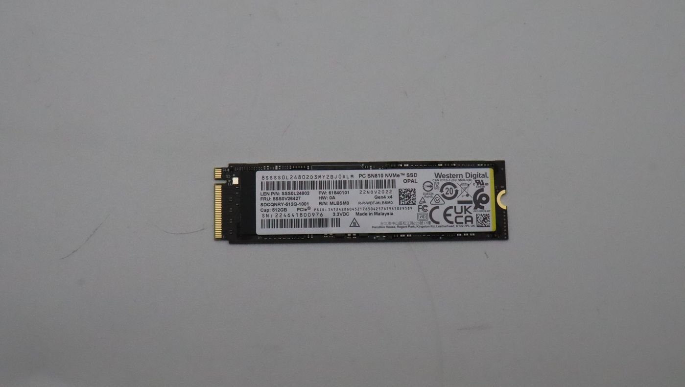 Dysk SSD Lenovo 512GB M.2