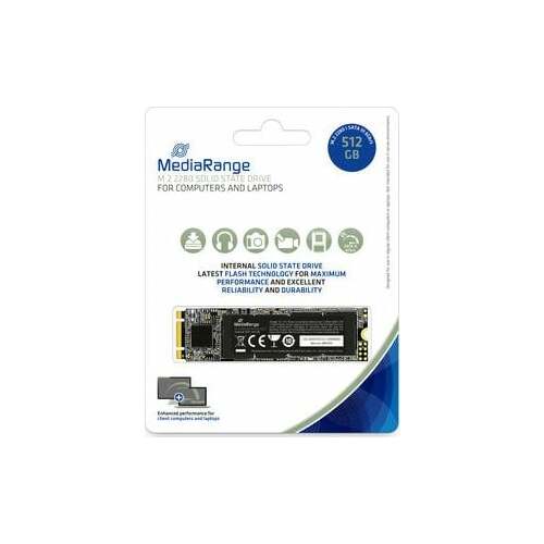 Dysk SSD MediaRange 512GB M.2