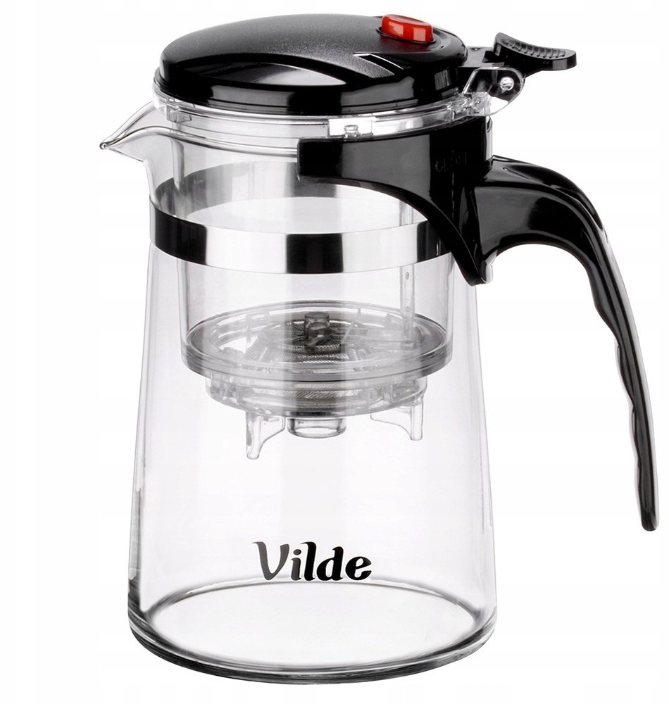 Szklany zaparzacz VILDE 600 ml system