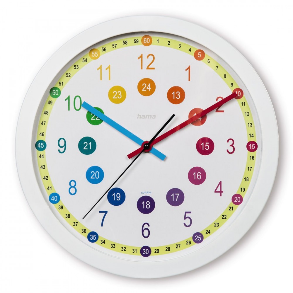 Hama Easy Learning wall clock, 30