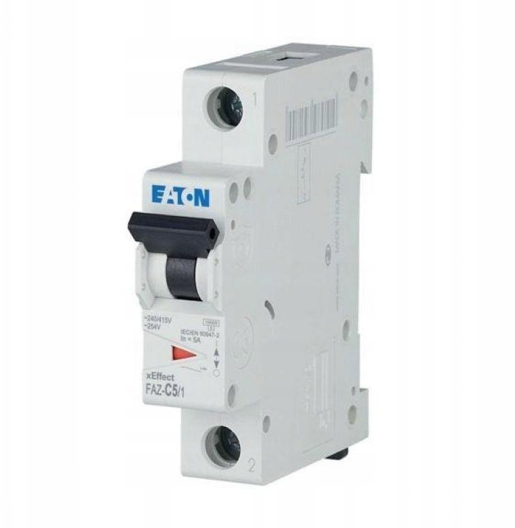 Eaton  nadprądowy 1P C 5A 15kA