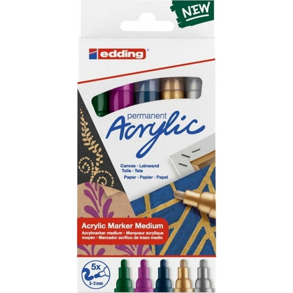 Edding Marker akrylowy 2-3 mm 5