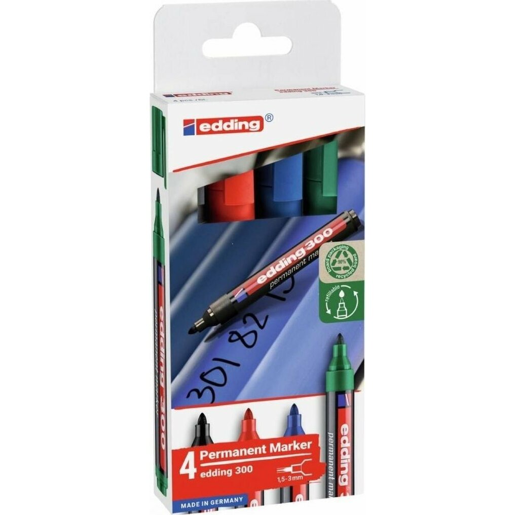 Edding Marker permanentny 1-5mm 4 |