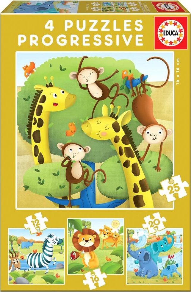 Educa Puzzle 12+16+20+25   G3 | 459748