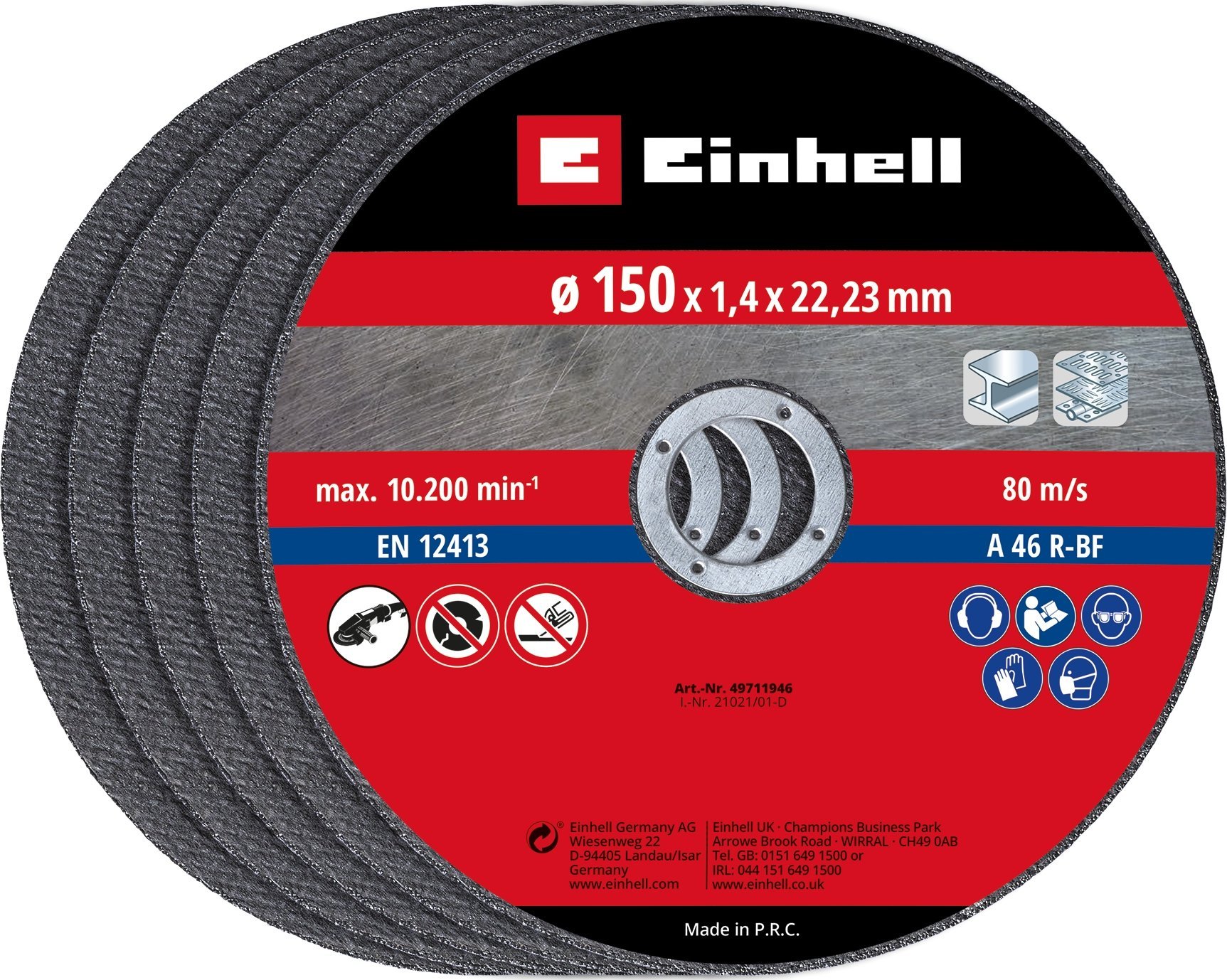 Einhell 49711946    150 x1,4 x