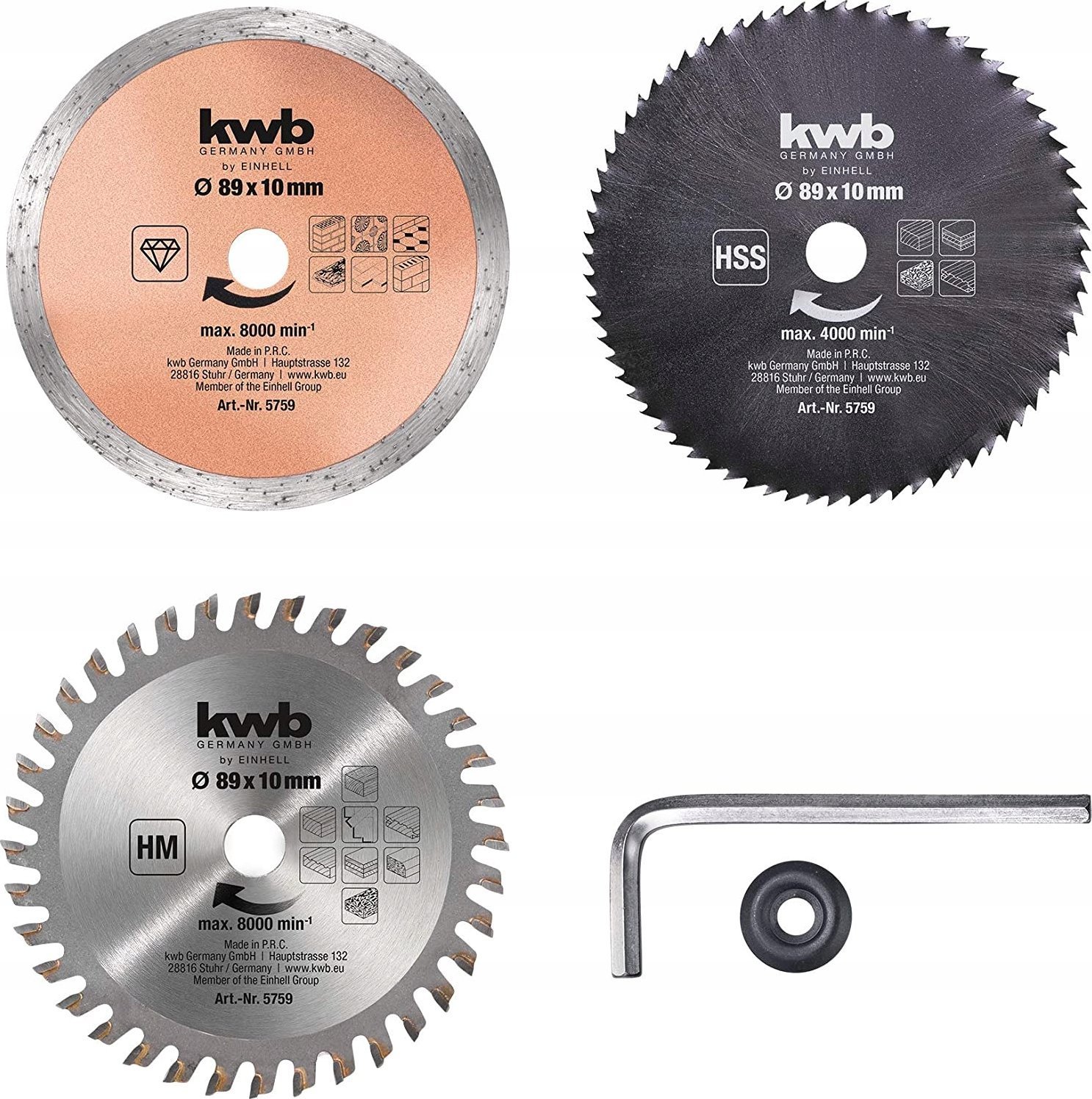 Einhell Einhell circular saw blade set