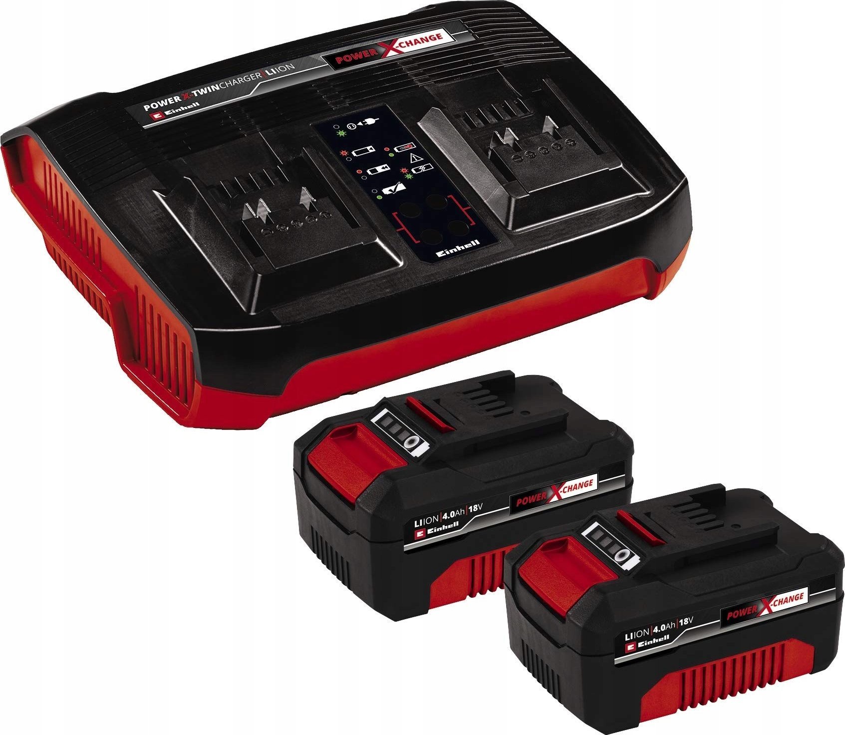 Einhell   y 2x4.0Ah +  Twin
