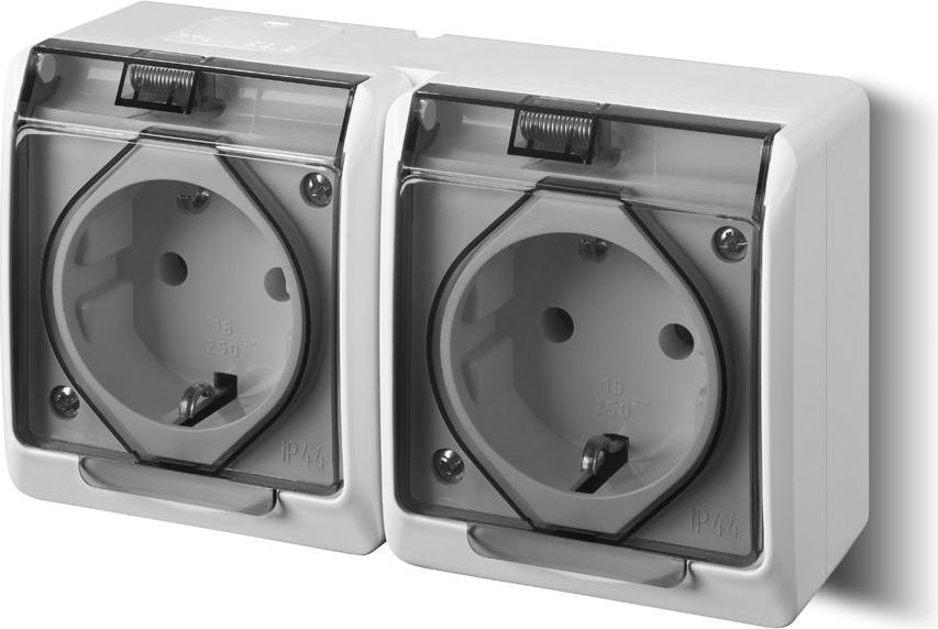Elektro-Plast Hermes hermetyczne Schuko z/u z