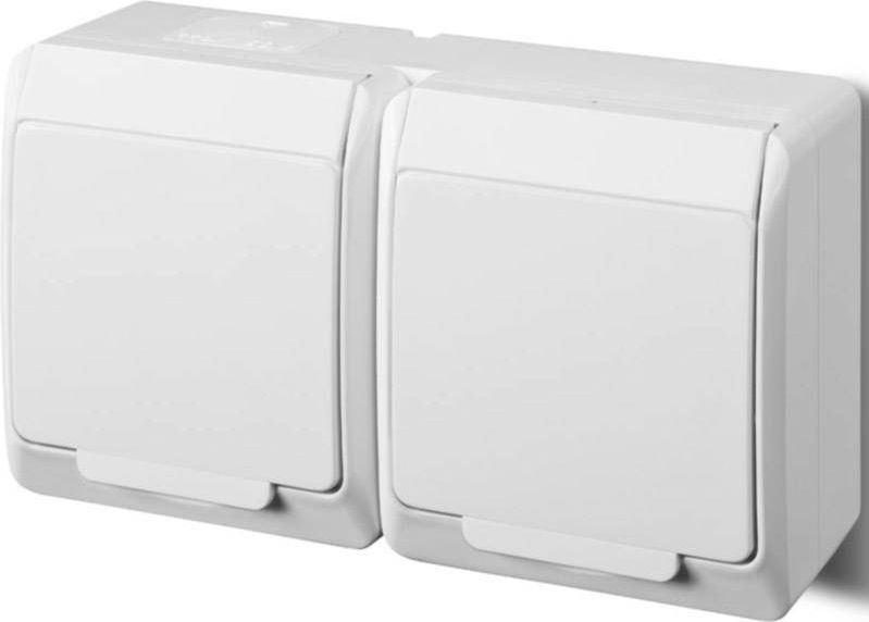 Elektro-Plast HERMES   z/u 2P+Z SCHUKO IP44