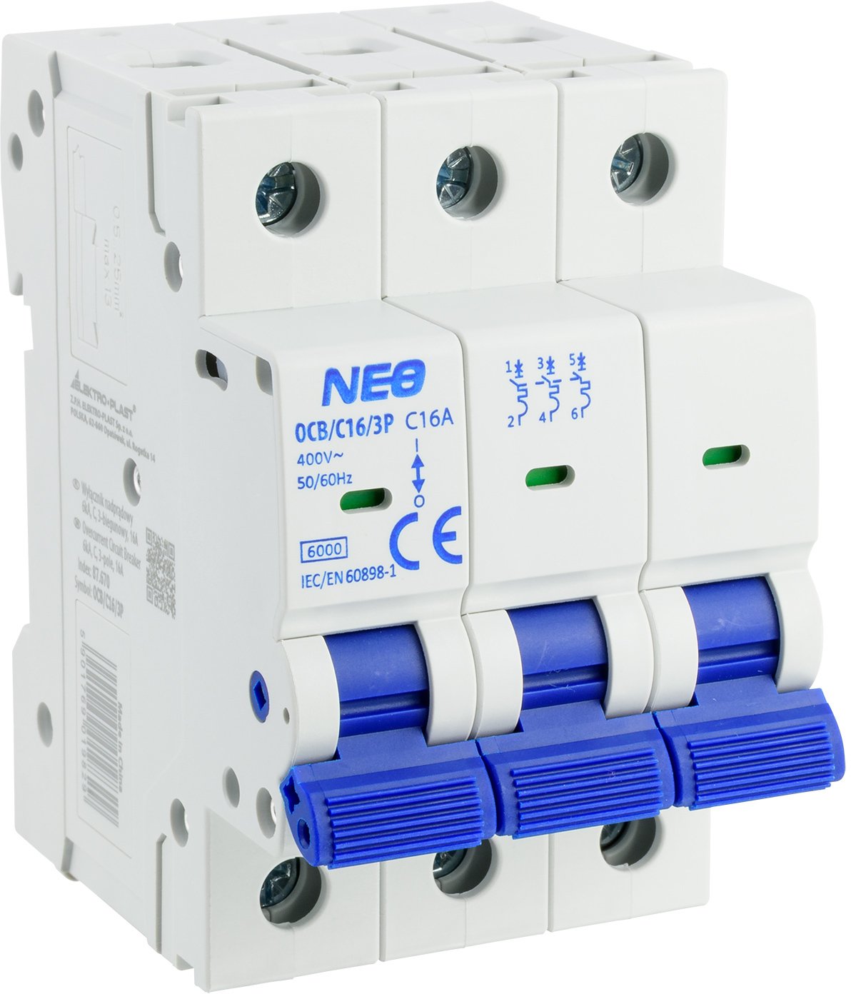 Elektro-Plast  nadprądowy 3P C 16A 6kA