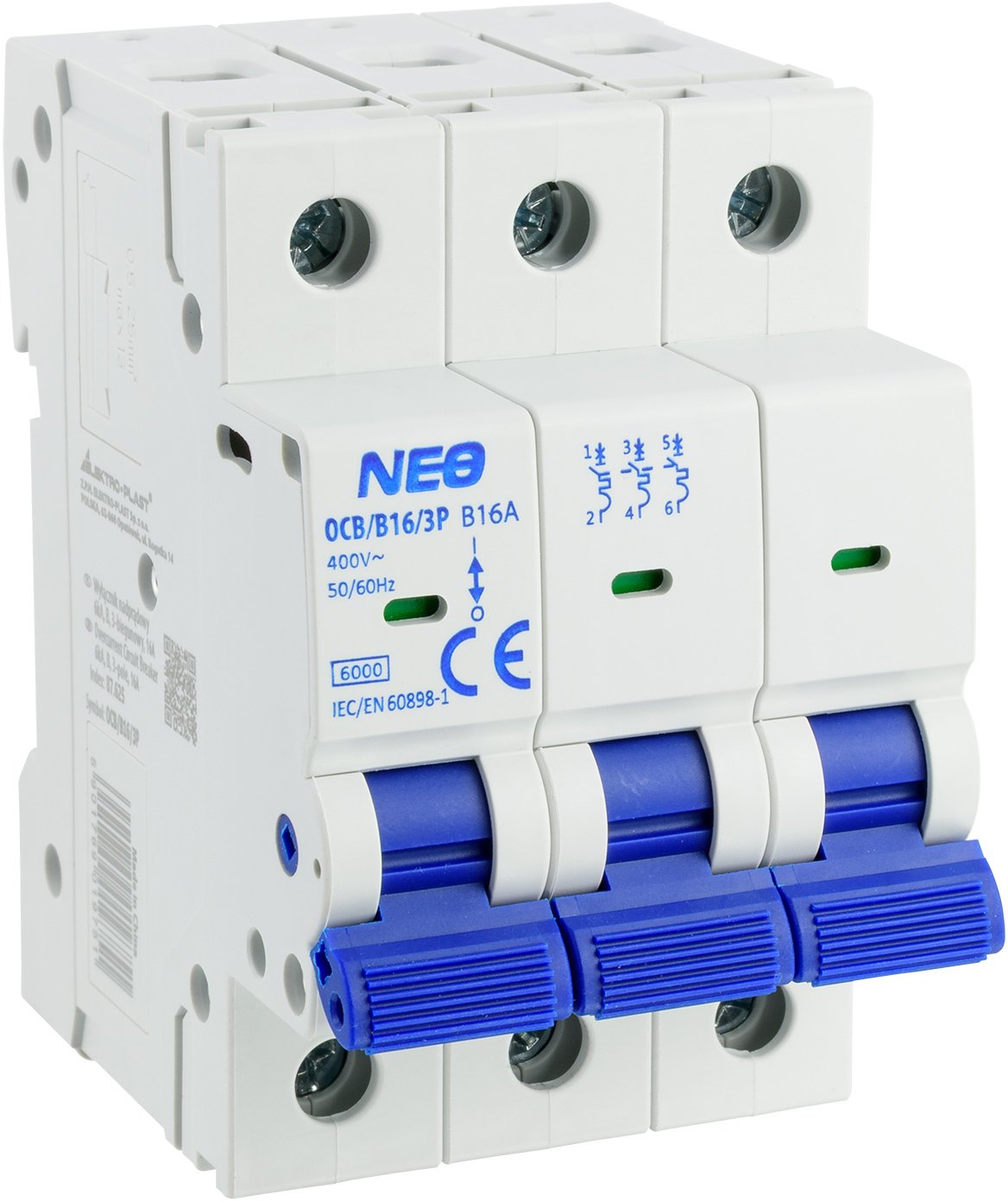 Elektro-Plast  nadprądowy 3P B 16A 6kA