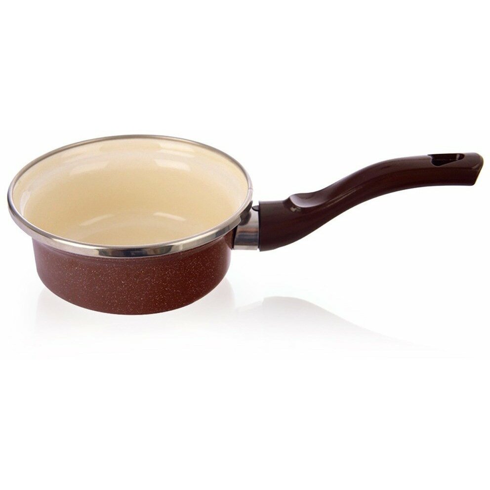 Emalia Pleszew Rondel emaliowany BROWN 12