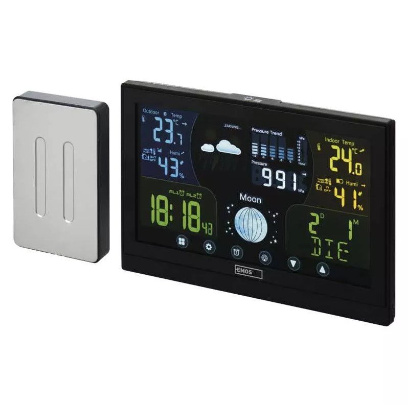 Emos E6018 LED Digitāla laika stacija