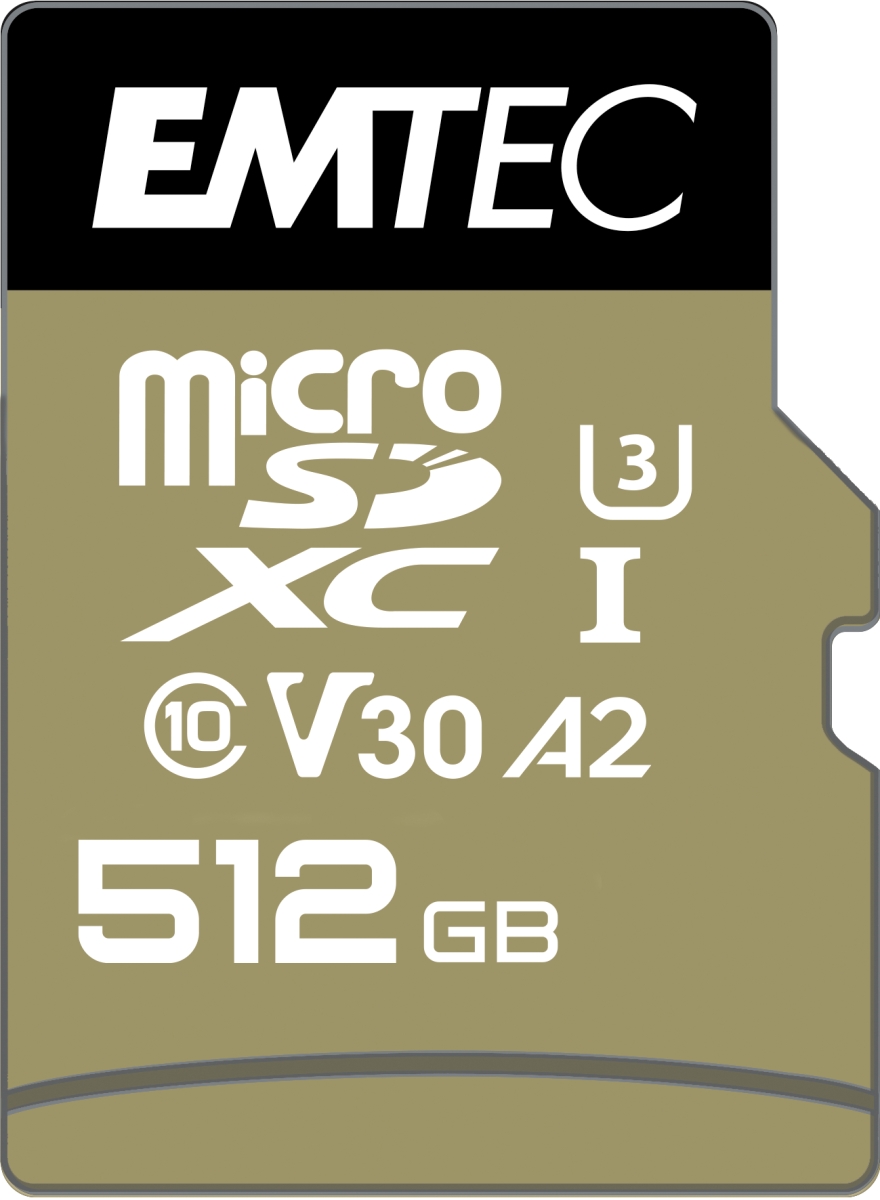 Emtec MicroSDXC 512GB UHS-I U3 V30