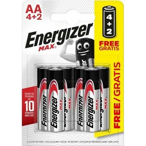 Energizer Energizer Max 4+2 Mignon (AA)-Batterie