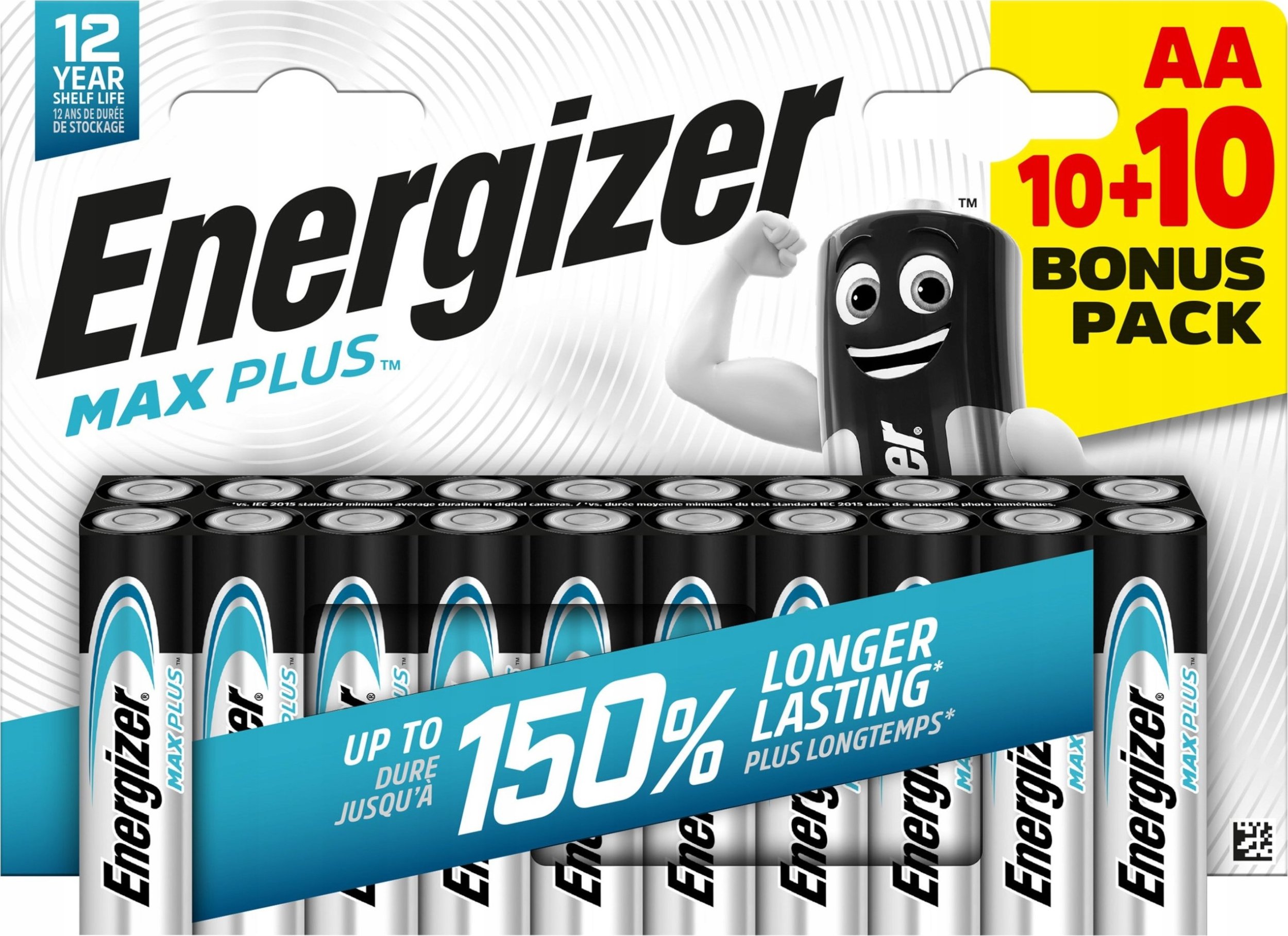 Energizer Max Plus LR6 AA , 20