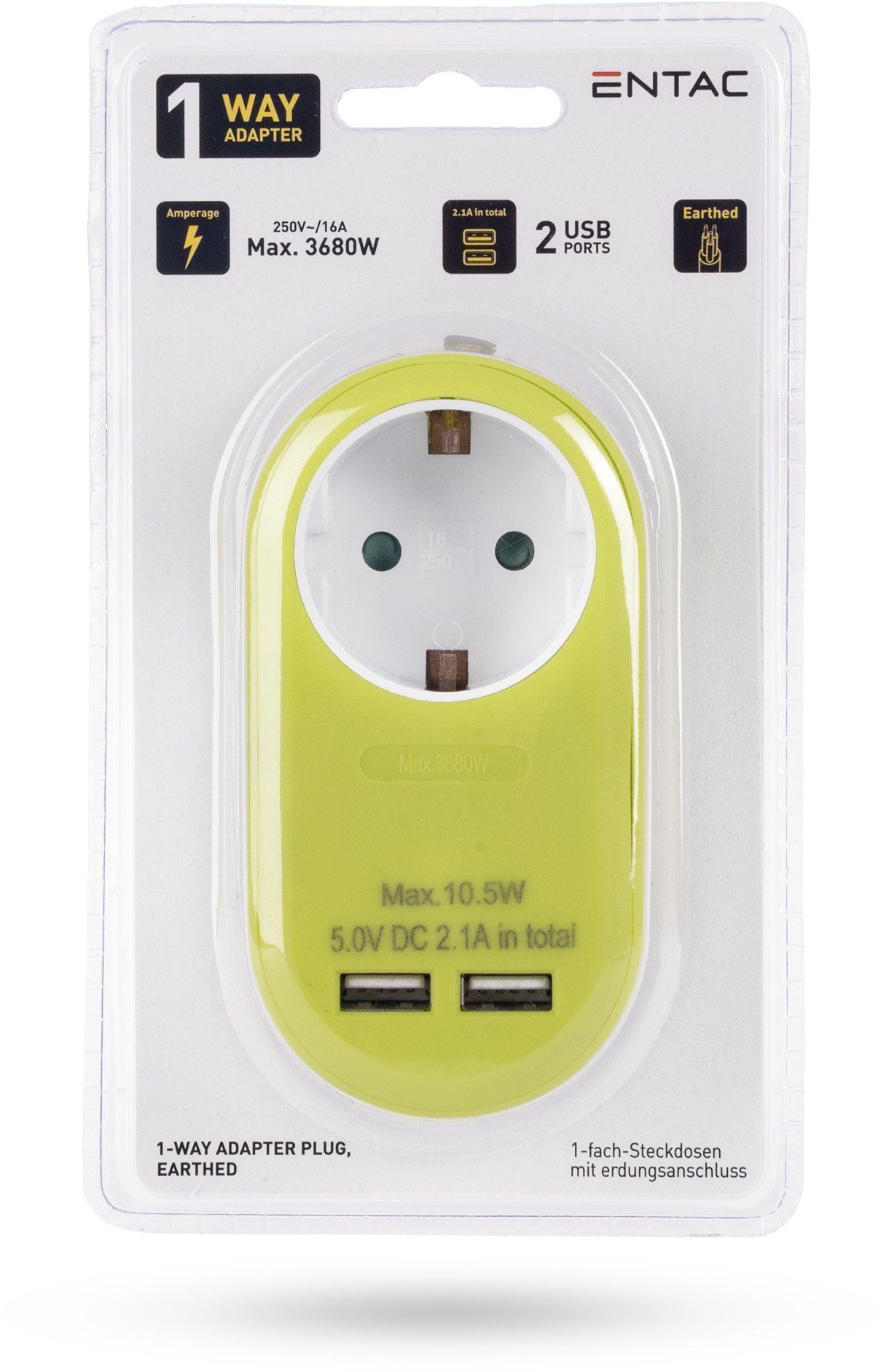 ENTAC Entac EPAG-1EE-2USB-L adapter wtyczek ch