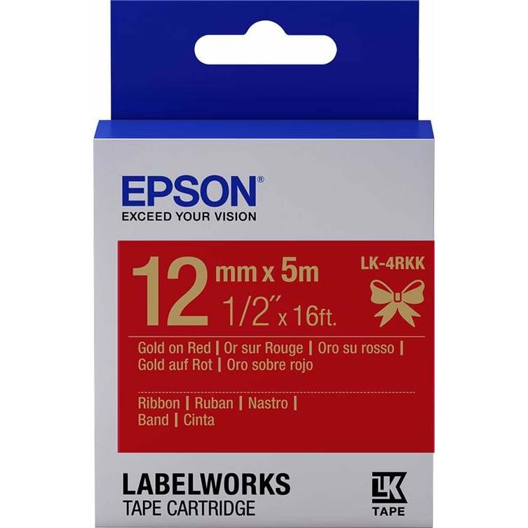 Epson Label Cartridge Satin Ribbon LK-4RKK