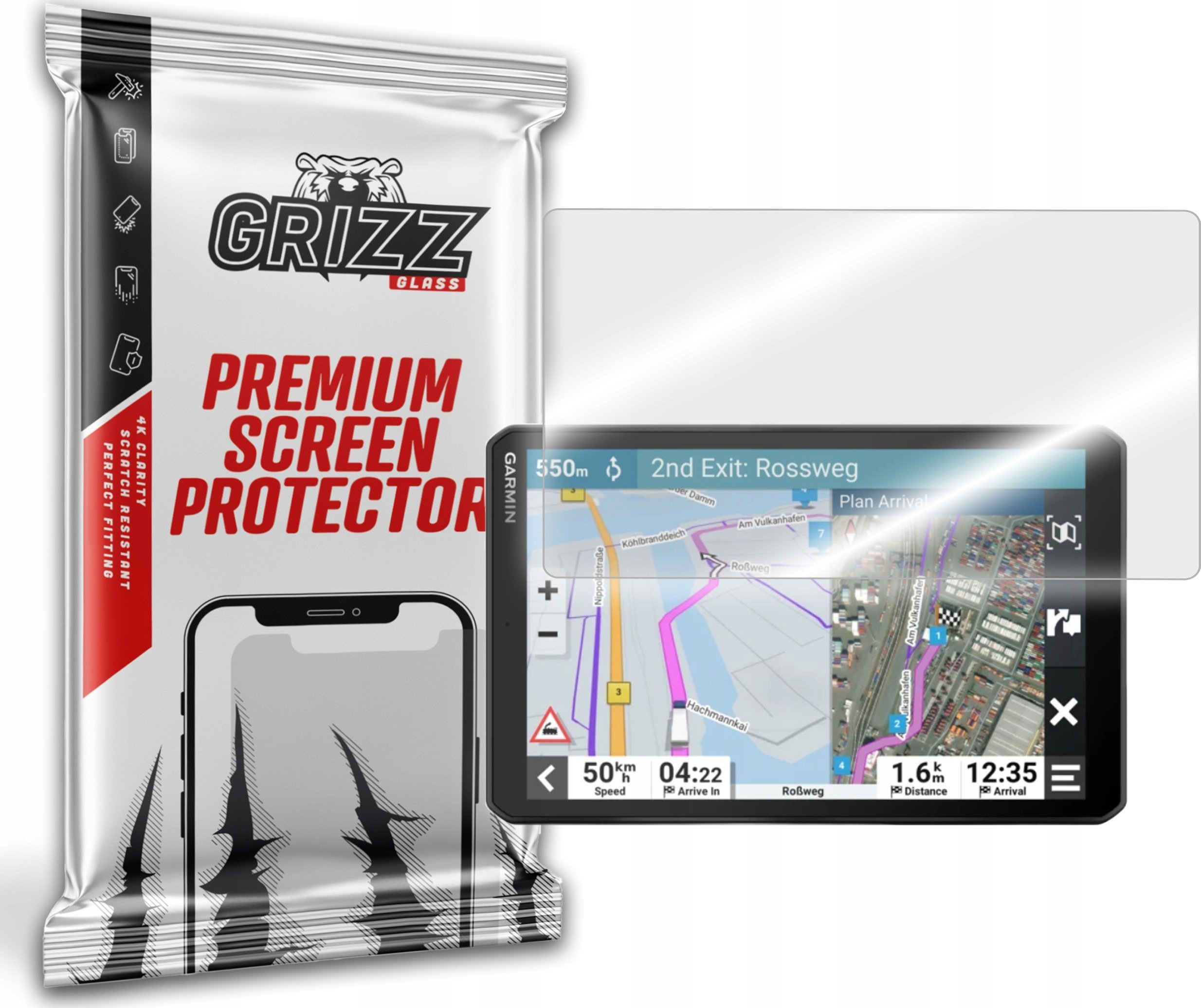 Etui do nawigacji GrizzGlass   HybridGlass Garmin