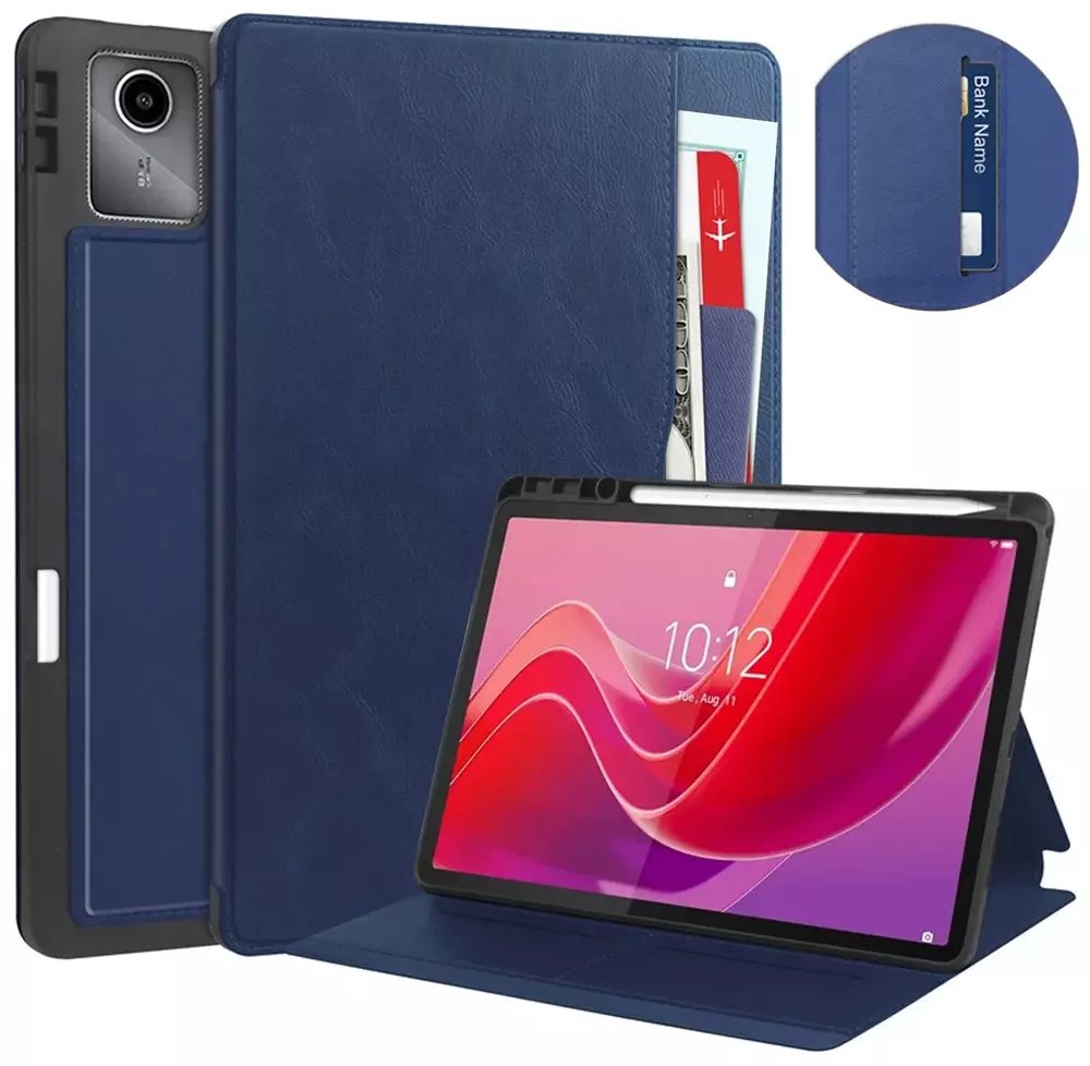 Etuitablet Strado-Tech Etui skórzane z kieszeniami