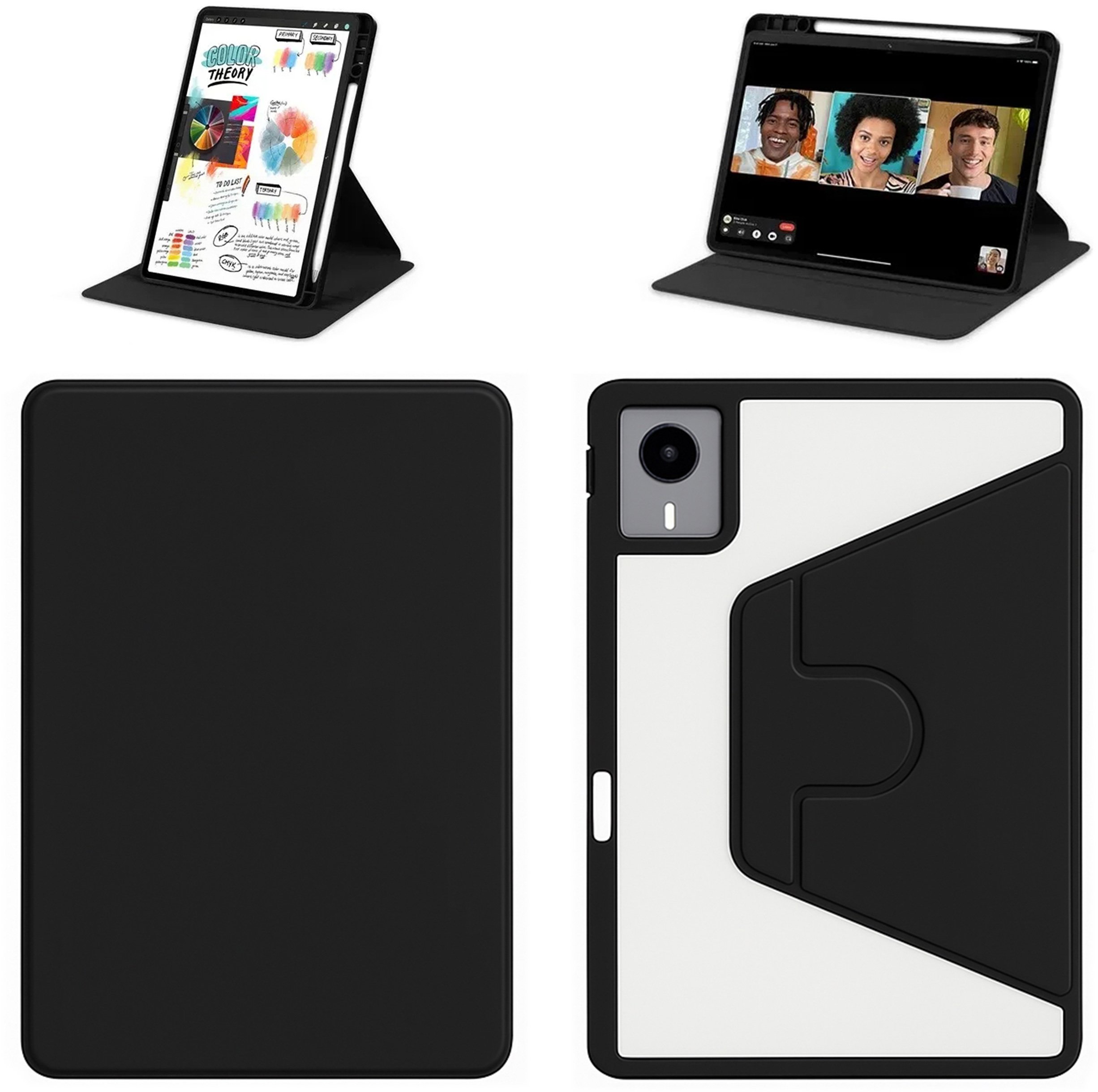 Etuitablet Strado-Tech Obrotowe Clear do Lenovo