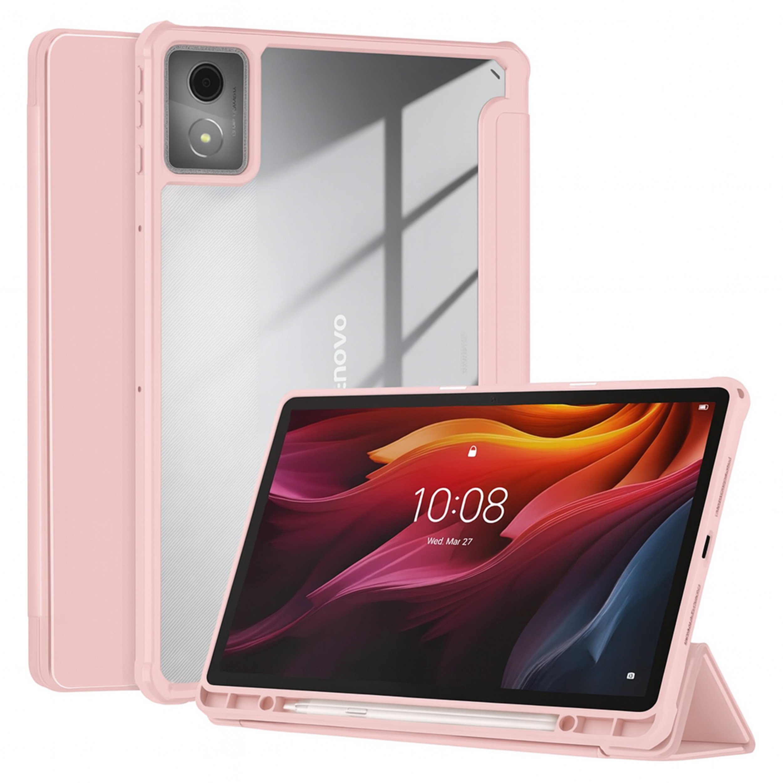 Etuitablet Strado-Tech Z klapką Clear do