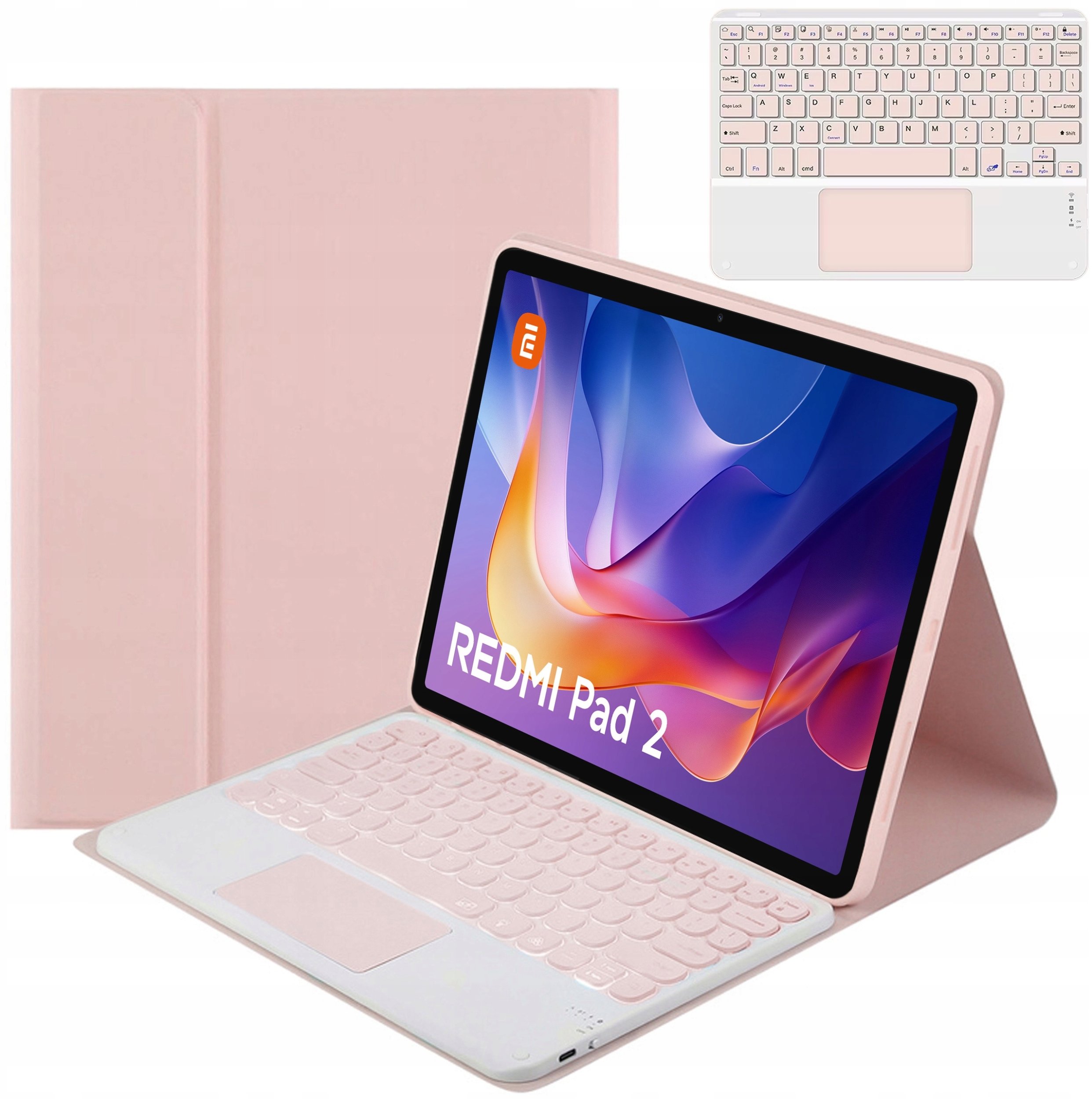 Etuitablet Strado-Tech Z klawiaturą Bluetooth touchpad