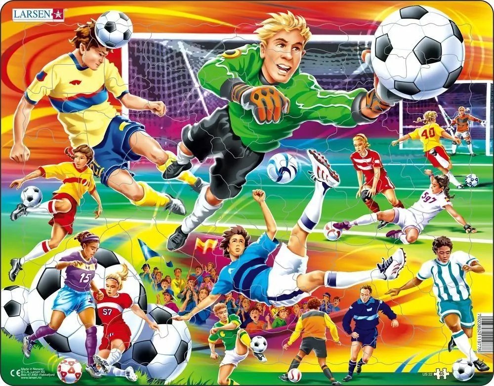 Eurographics LarMaxi Football 65 pcs Puzzle