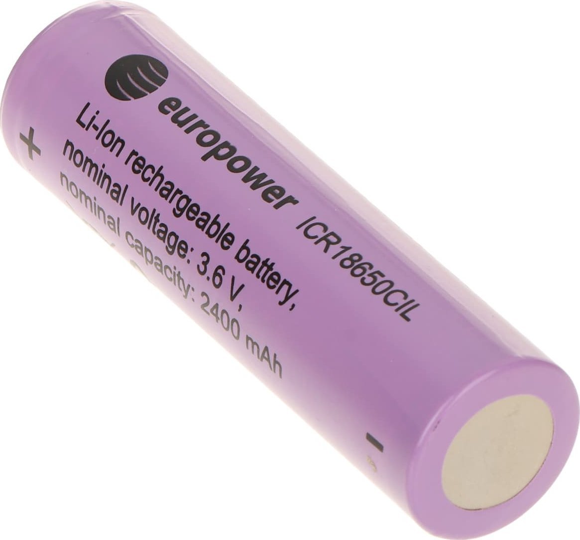 Europower  LI-ION BAT-ICR18650CIL/EP 3.6V EUROPOWER