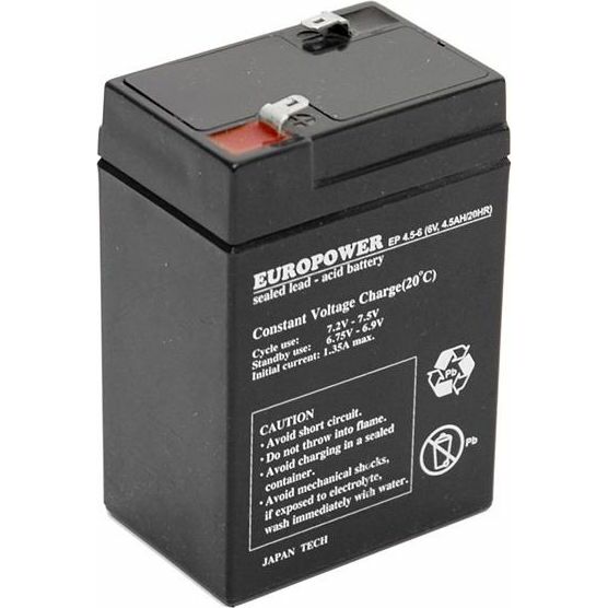 Europower Europower 6V 4.5AH VRLA/EP4