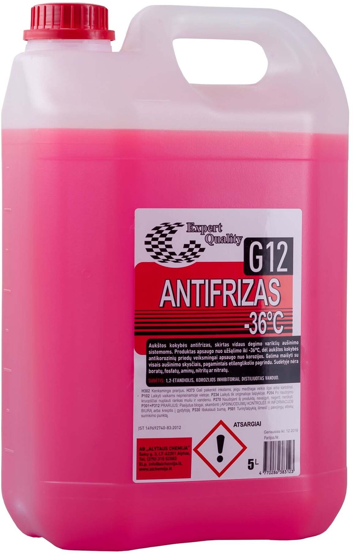 Expert+ ANTIFREEZE G12 -36C 5L |