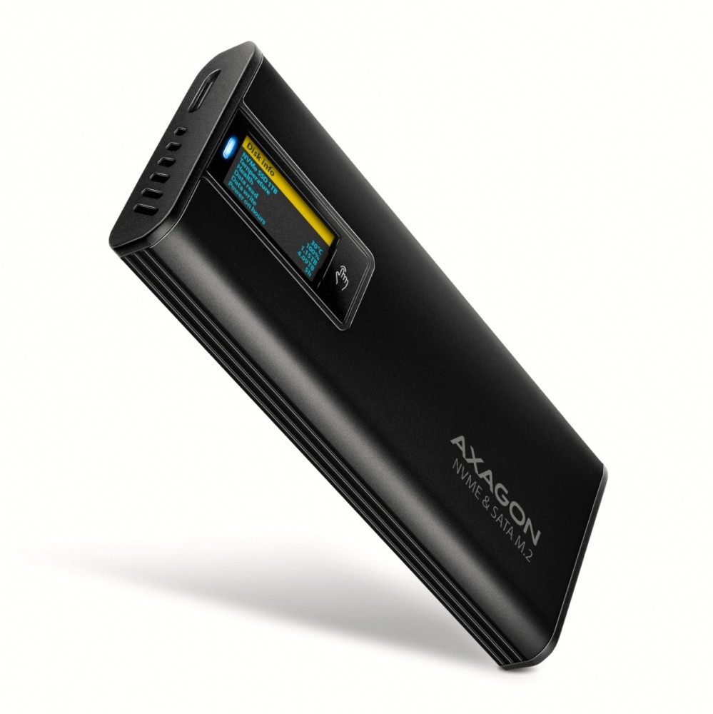 AXAGON EEM2-SD2B USB-C 10Gbps-M.2 NVMe