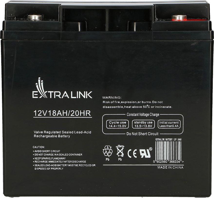 ExtraLink  12V 18Ah (EX.6334) |