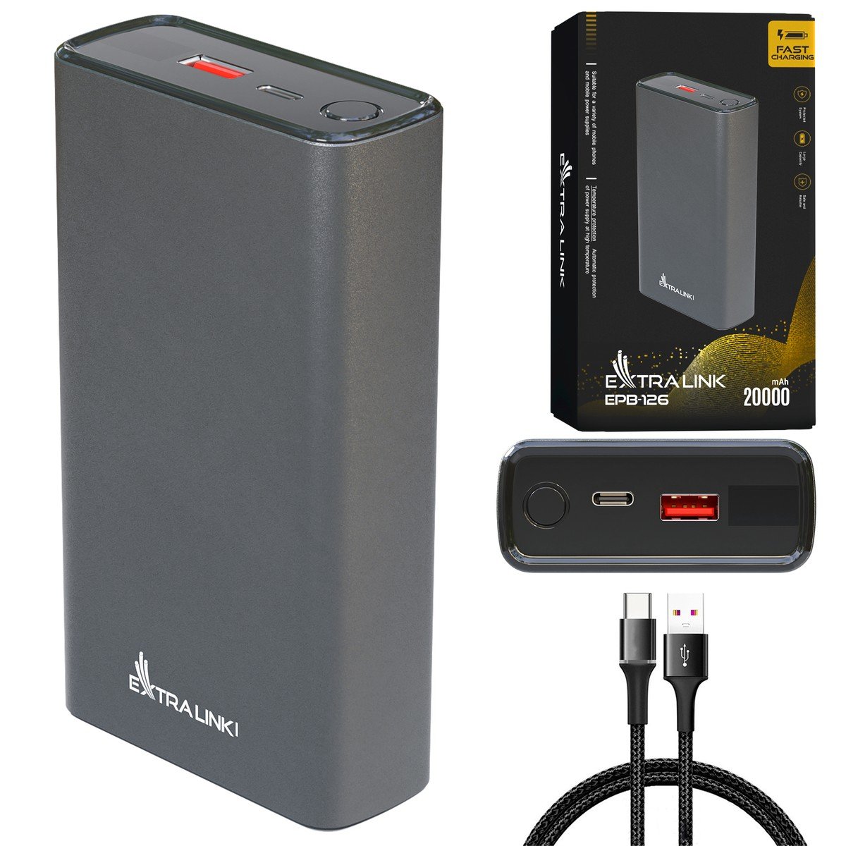 Extralink EPB-126 Portatīvais s 20000mAh |