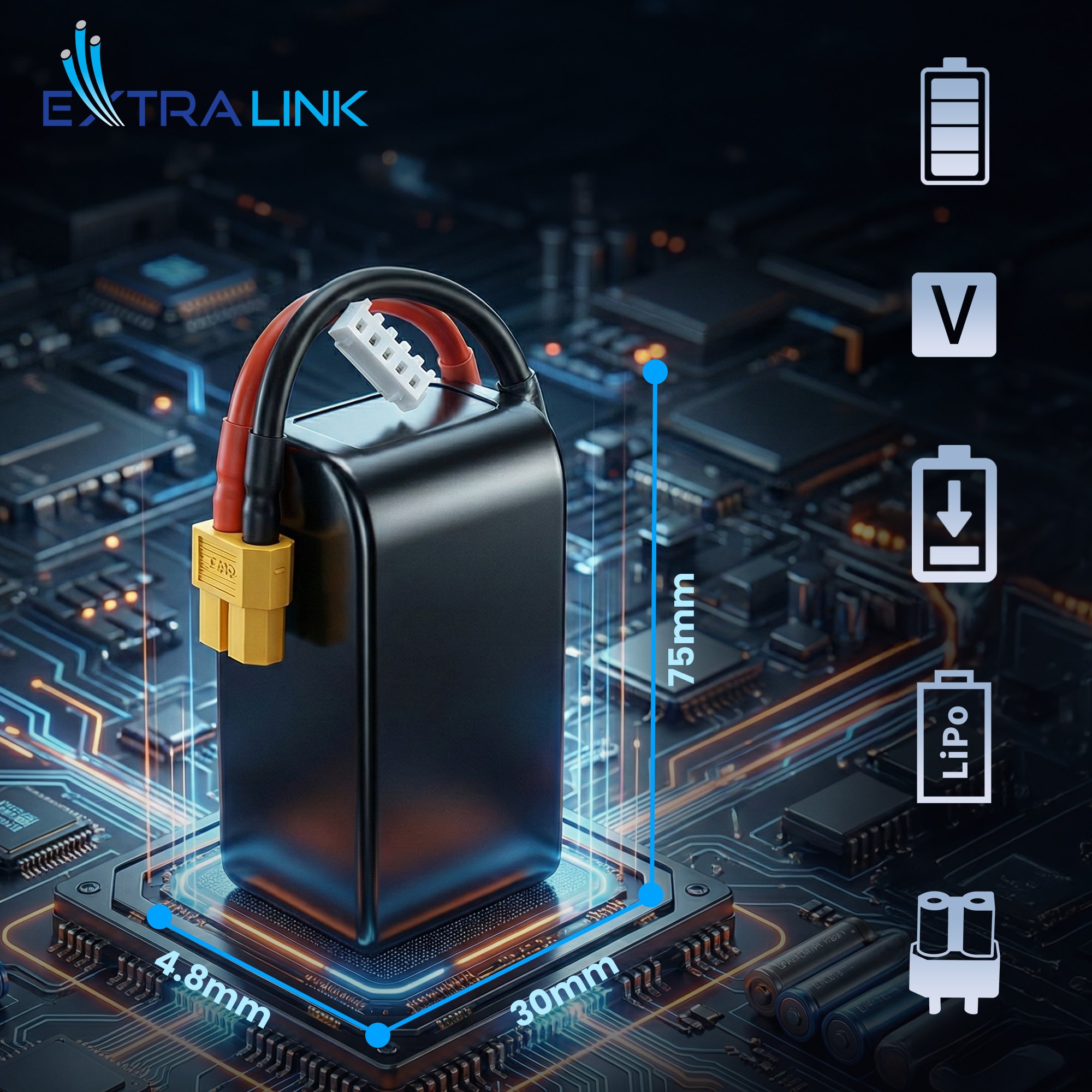 ExtraLink Extralink LiPo 3S 850mAh XT30