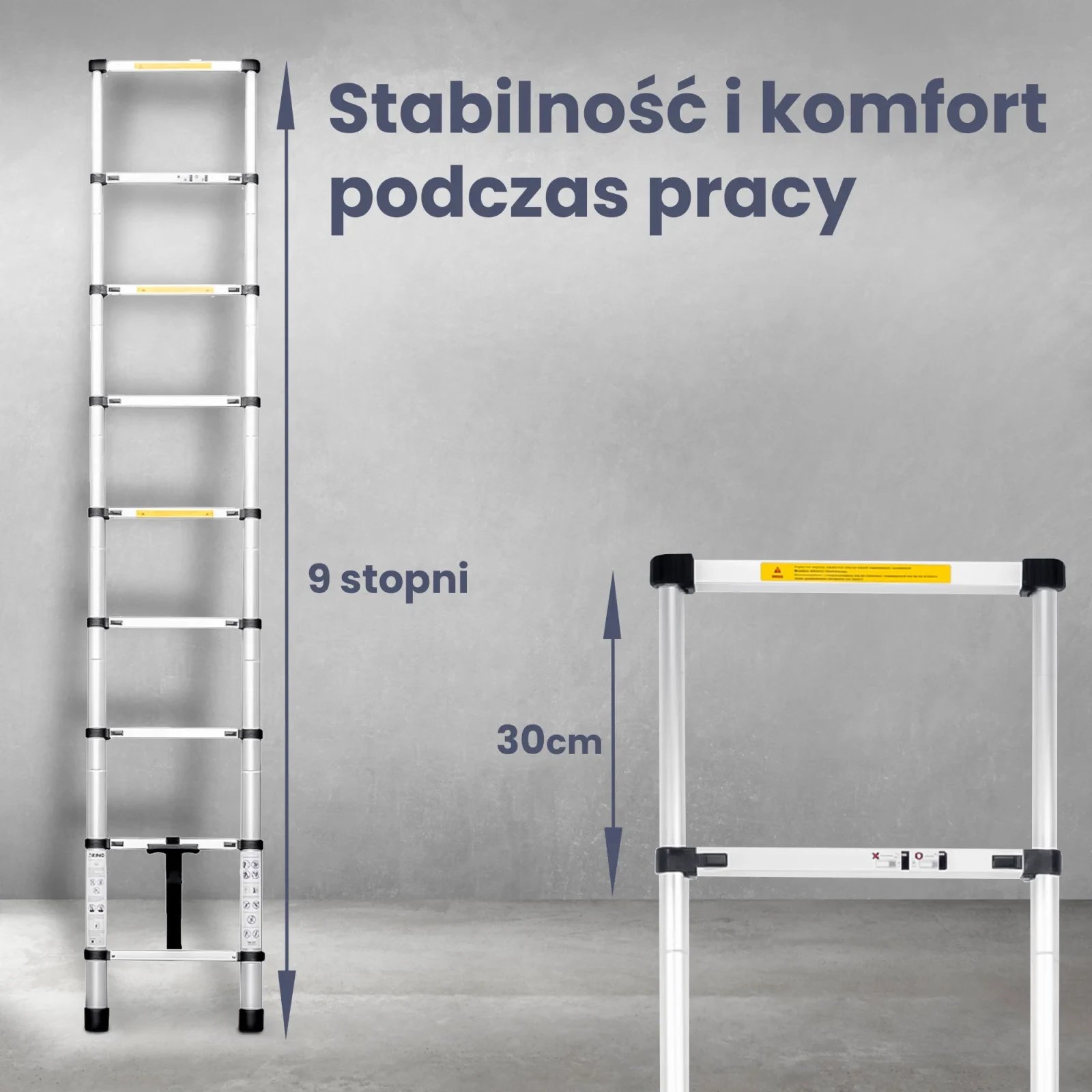 ExtraLink EXTRALINK TELESCOPIC LADDER LAD26ST 2