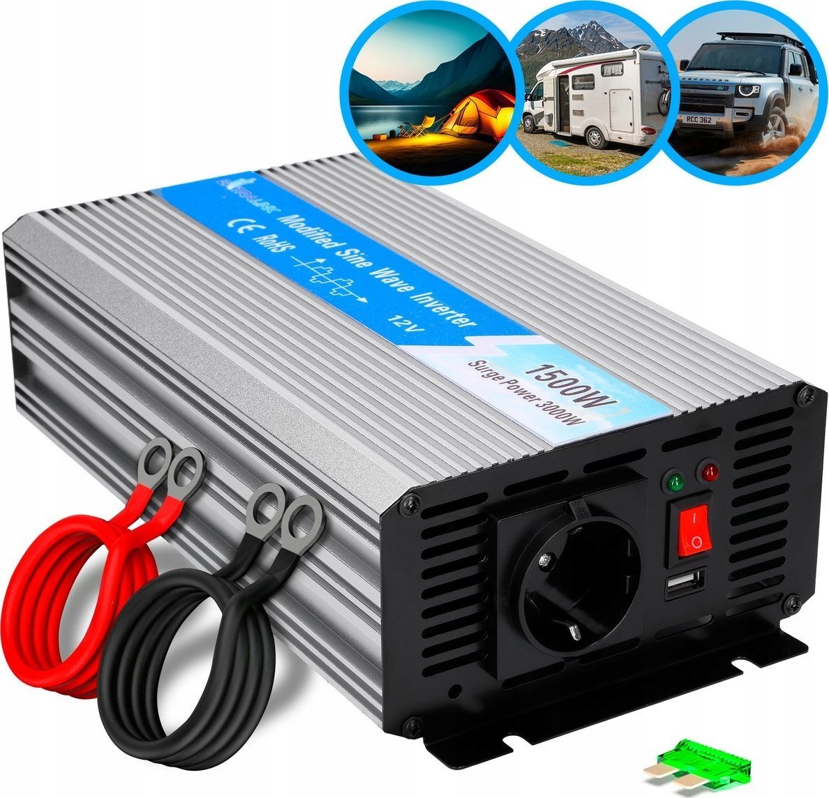 Extralink OPIP-1500W | Przetwornica | owa