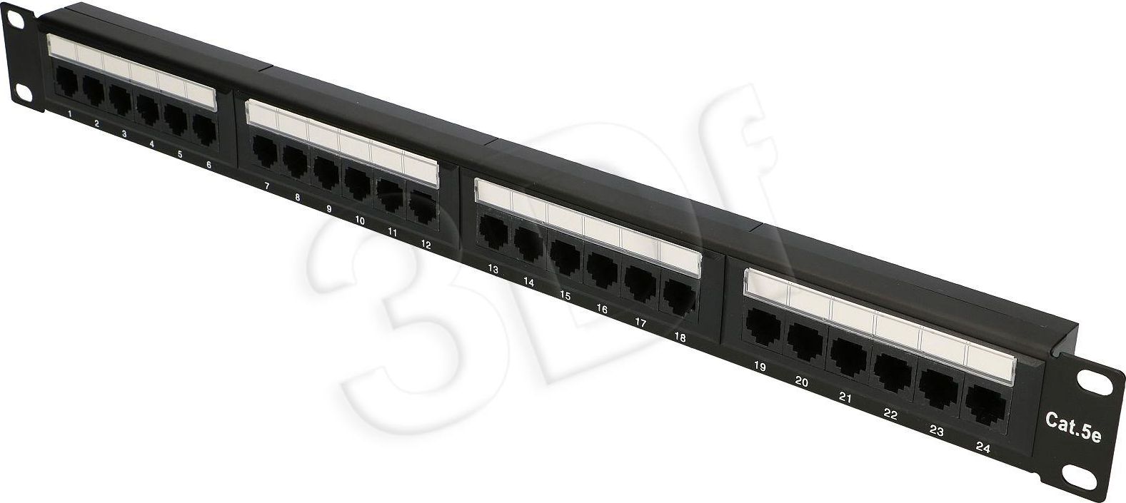 ExtraLink Patch panel 1U 24x RJ-45