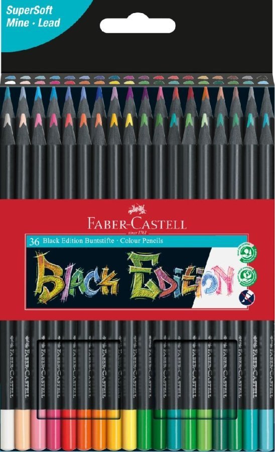 Faber-Castell  Ołówkowe Faber-Castell Trójkątne Black Edition