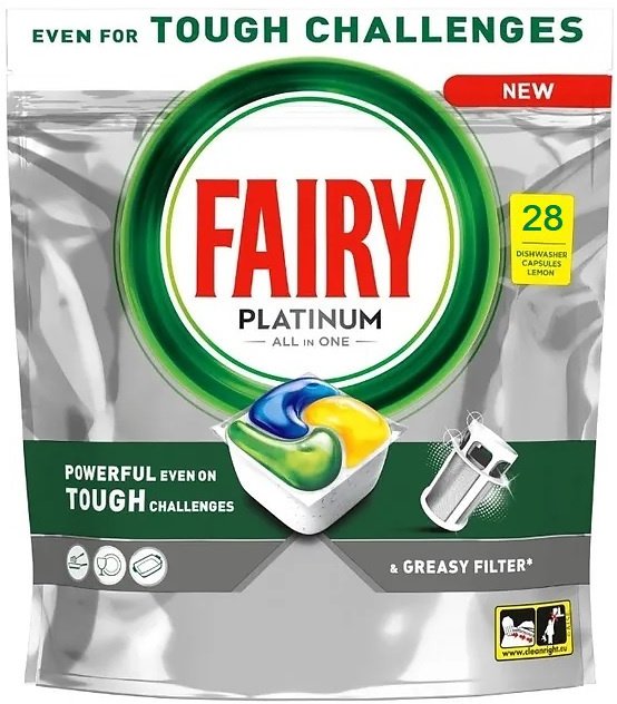 Fairy Kapsułki do zmywarki Platinium All